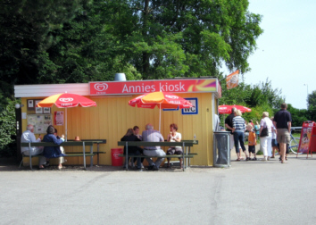 Annies Hot-Dog-Kiosk in Snderhav